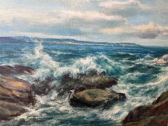 Waves Crashing on the Rocks