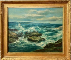 Waves Crashing on the Rocks