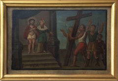 Way of the Cross - I - Original Oil Painting - 17th Century