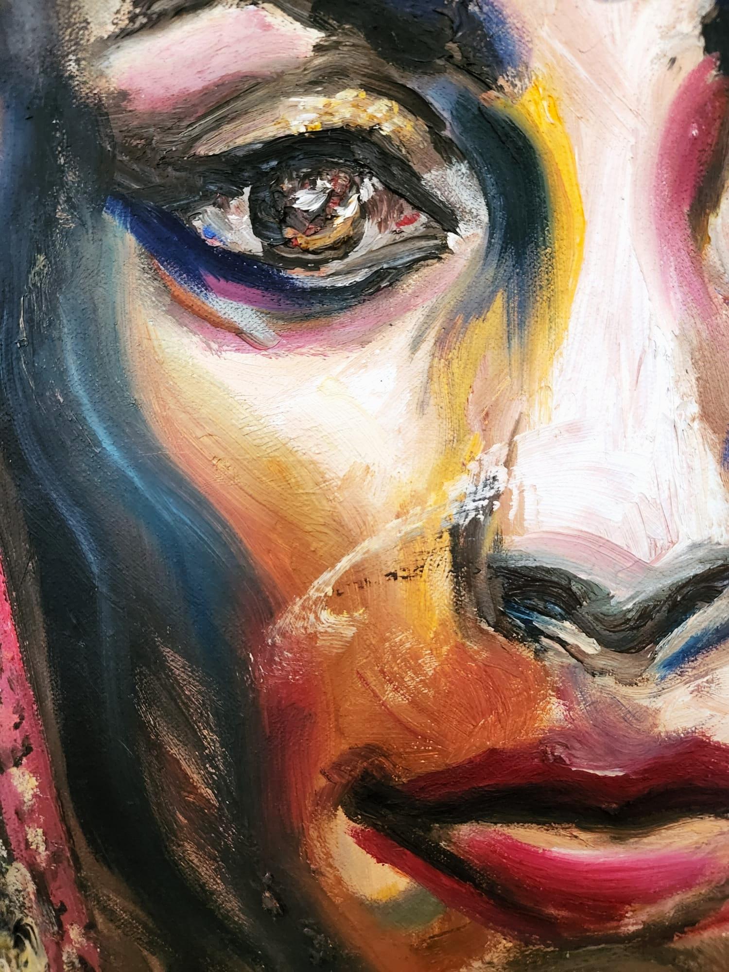 Peso - Figurative Painting Nero di Unknown