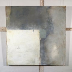 While Time Ticks, Mixed Media on Canvas Abstract Painting by Sam Lock, 2016