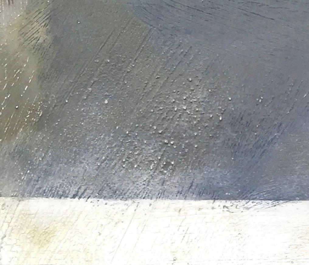 Mentre il tempo scorre, pittura astratta su tela a tecnica mista di Sam Lock, 2016 in vendita 2