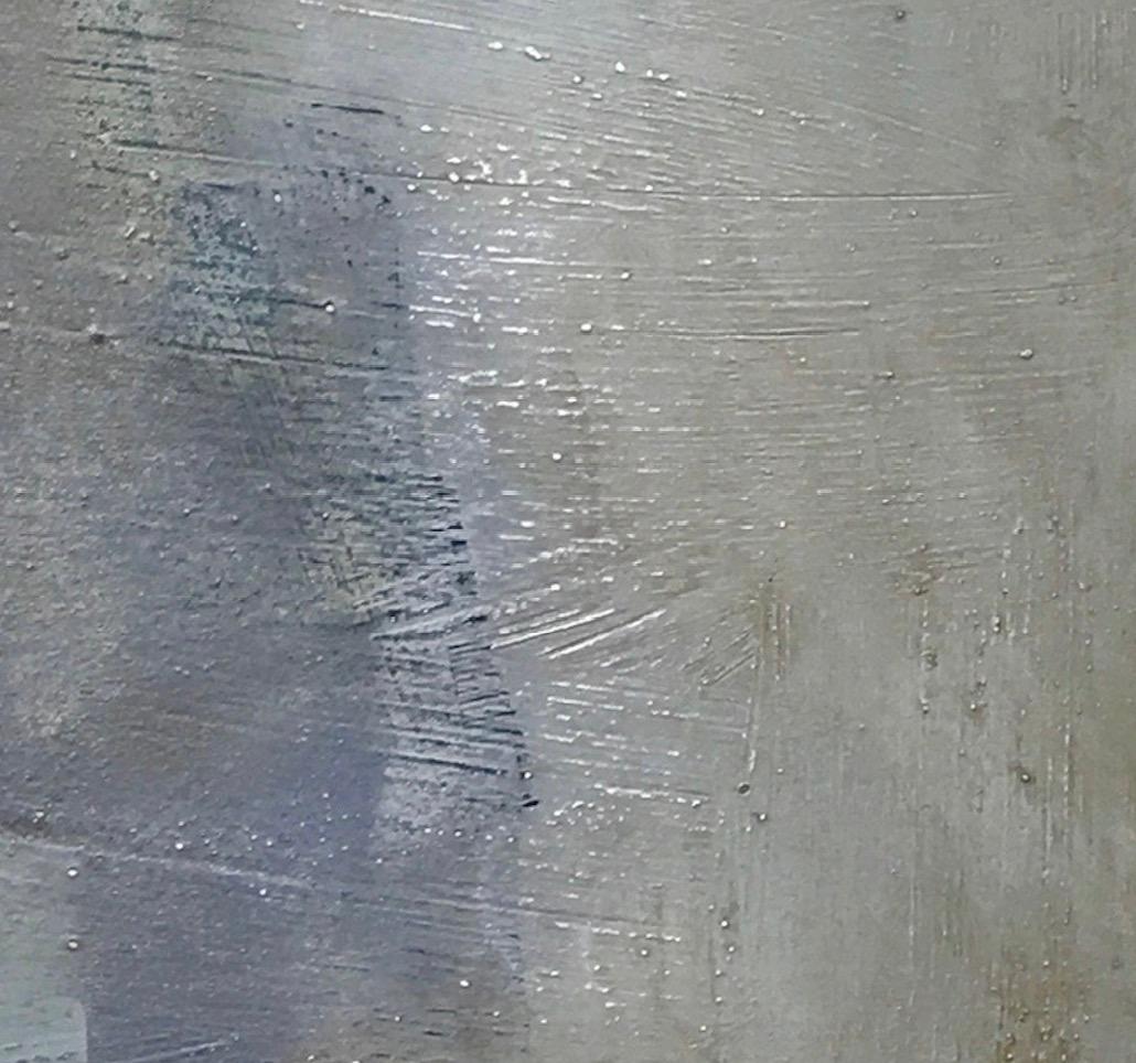 Mentre il tempo scorre, pittura astratta su tela a tecnica mista di Sam Lock, 2016 in vendita 3