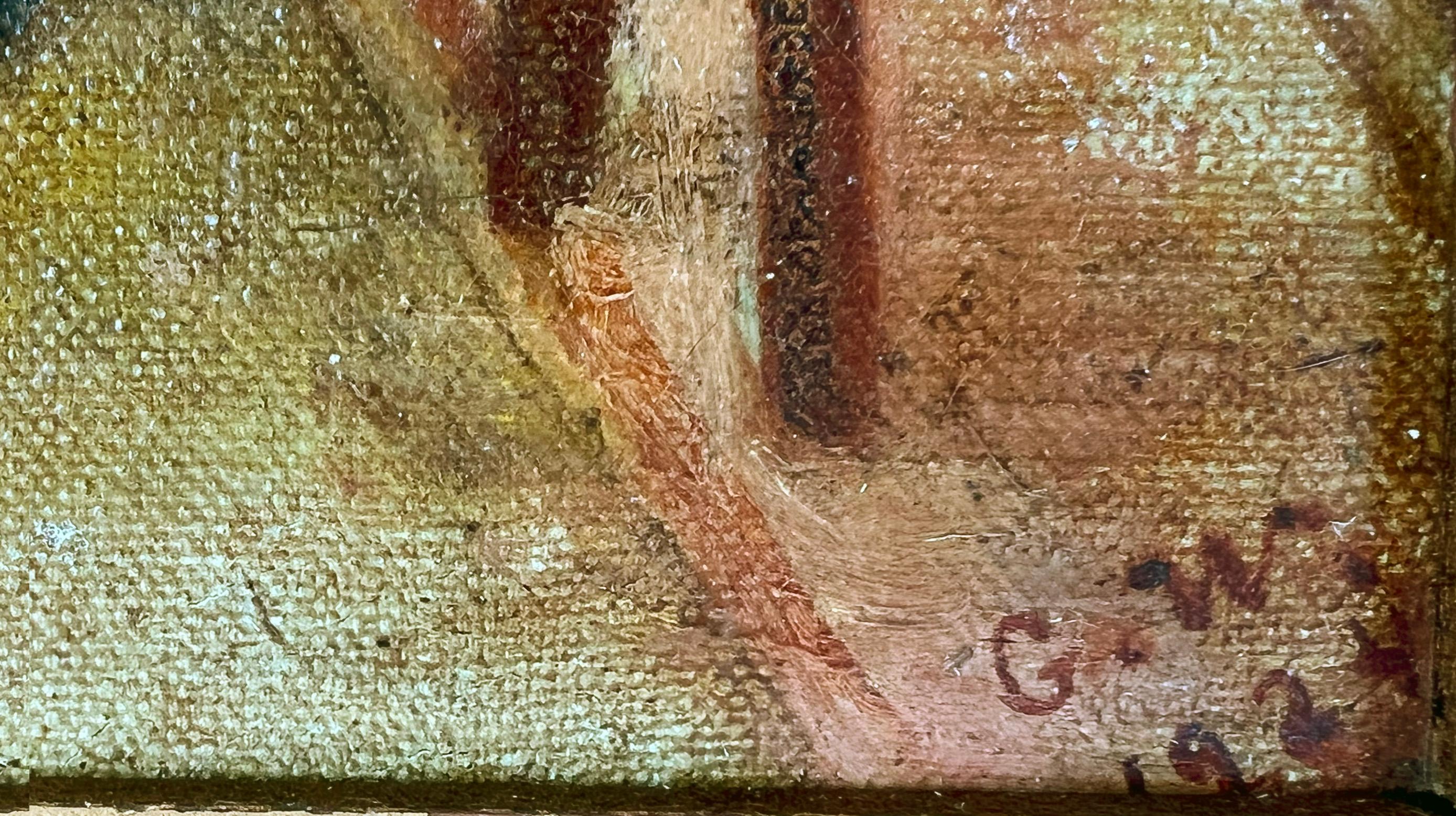 Madre silbadora por Artista anónimo Óleo original sobre lienzo 1924
Pintura de James McNeil Whistler sobre su madre, de autor anónimo (estadounidense, s. XIX-XX). 
Imagen 14 