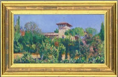  White - Exhibited & Signed 1999 English Oil, Tuscan Landscape