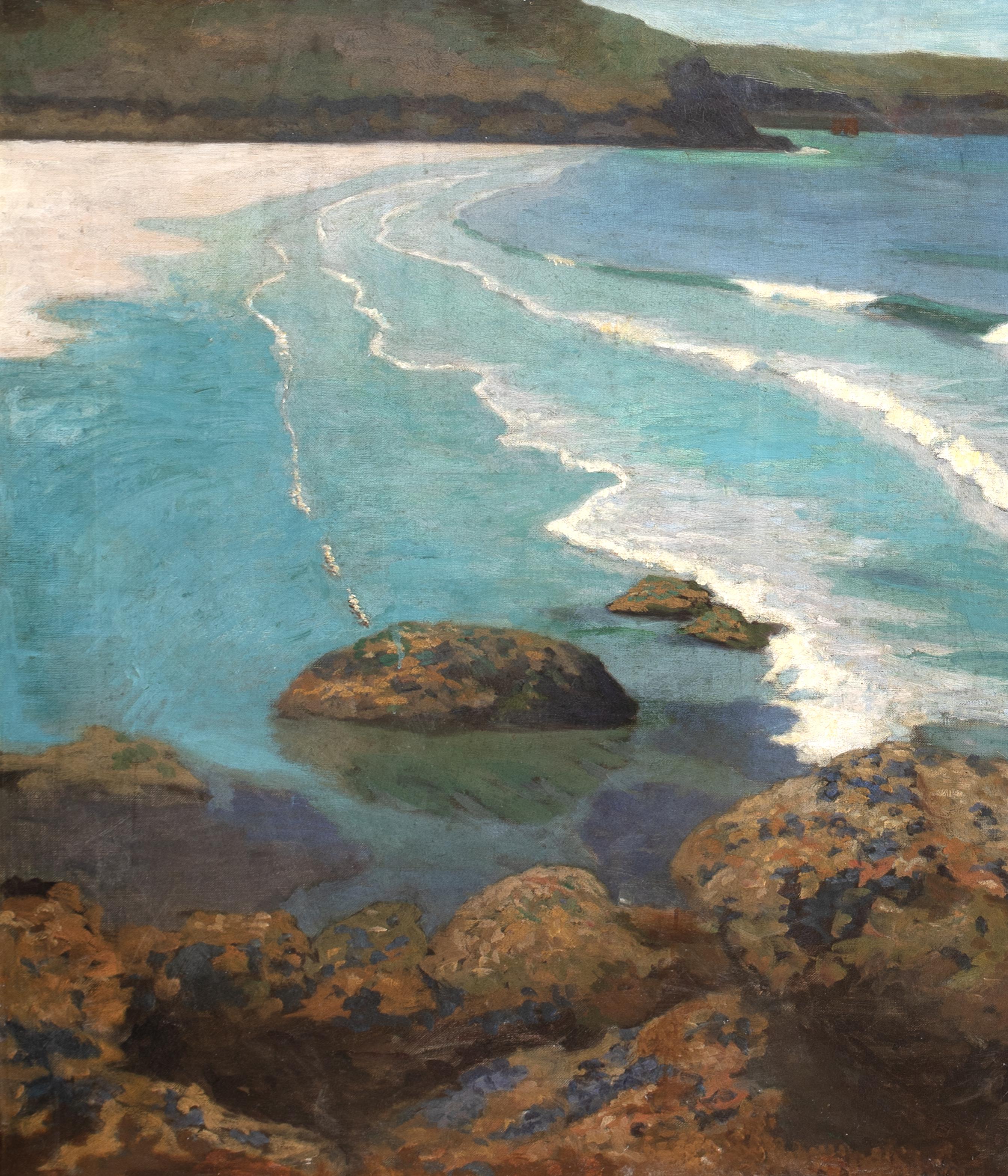 Whitesand Bay, Cornwall, 19. Jahrhundert Archibald James Stuart WORTLEY (1849-1905) im Angebot 6