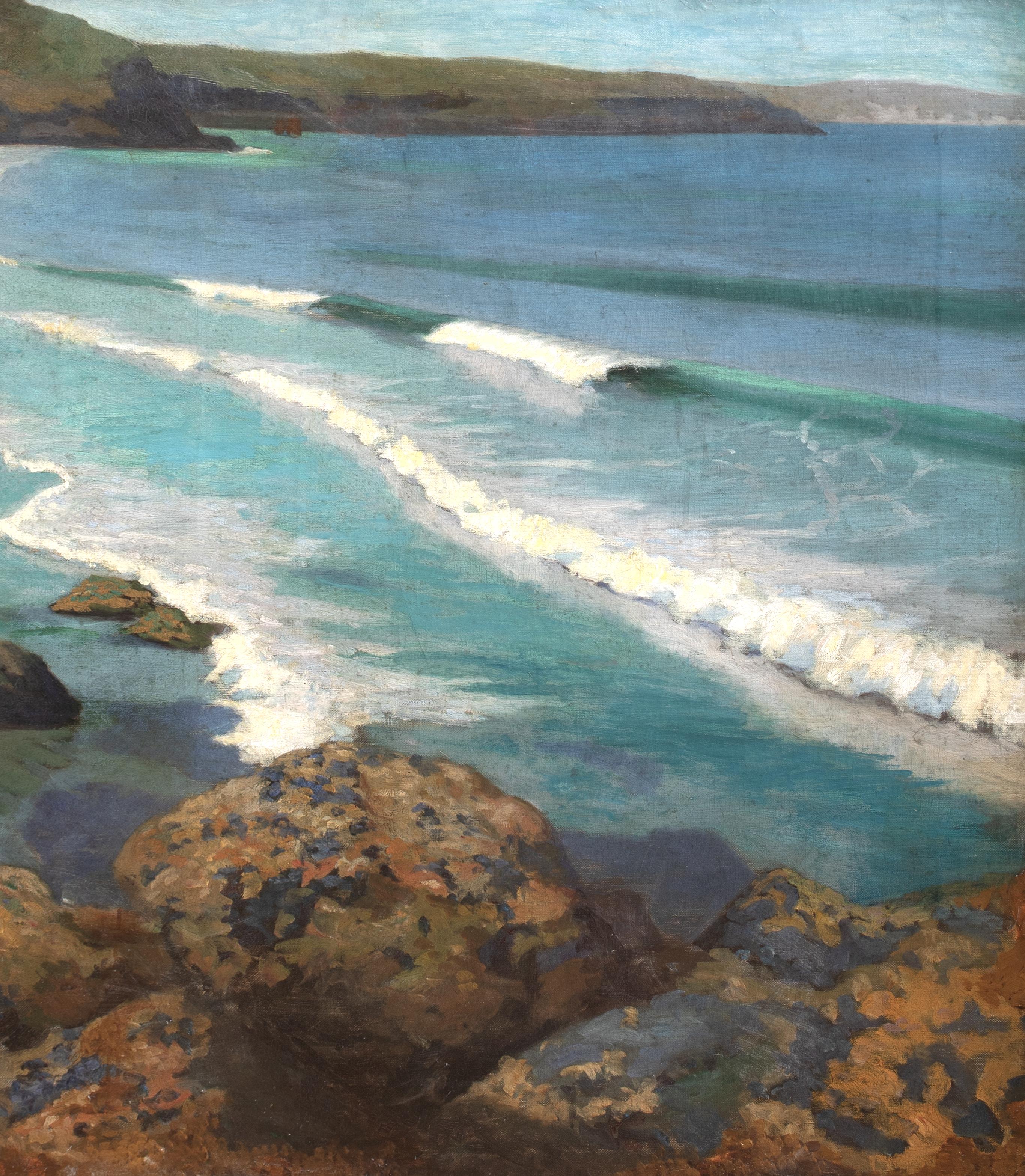 Whitesand Bay, Cornwall, 19. Jahrhundert Archibald James Stuart WORTLEY (1849-1905) im Angebot 2