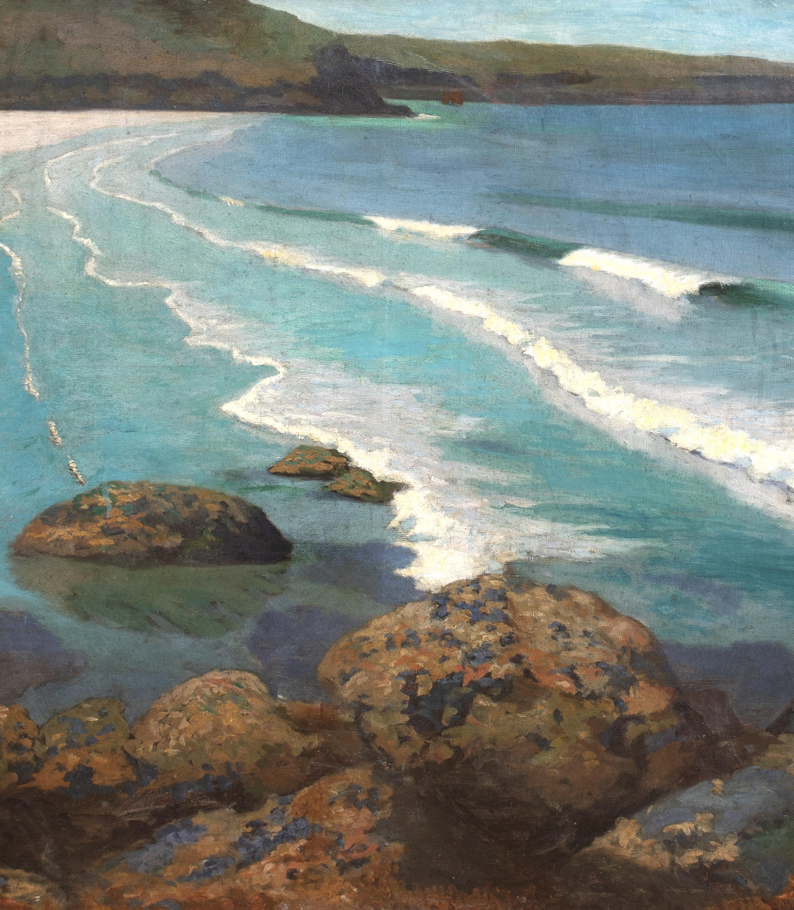 Whitesand Bay, Cornwall, 19. Jahrhundert Archibald James Stuart WORTLEY (1849-1905) im Angebot 3