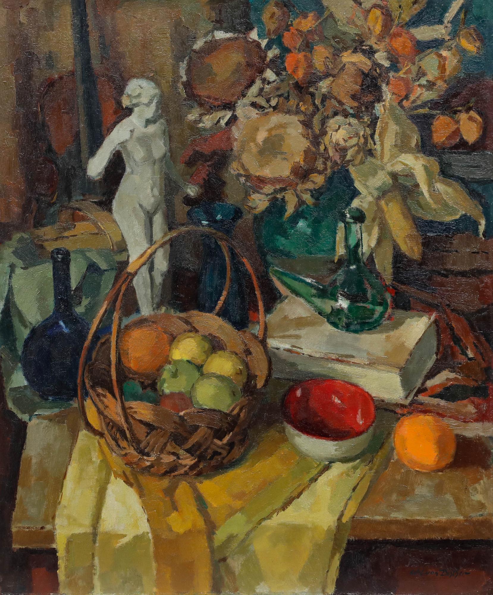 Wil van Dinther (1917-1997) - Mid 20th Century Oil, A Bountiful Table - Painting by Unknown