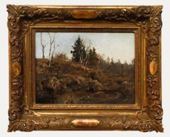 Wilhelm Velten (1847-1929) - 1880 Oil, Woodland River