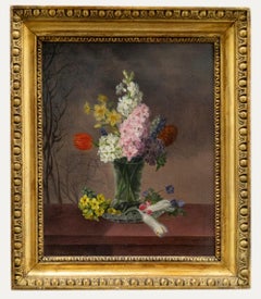 Willem Ackermann (gest. 1830-1845)  Ölgemälde, Hyacinths und Narzissen – 1830