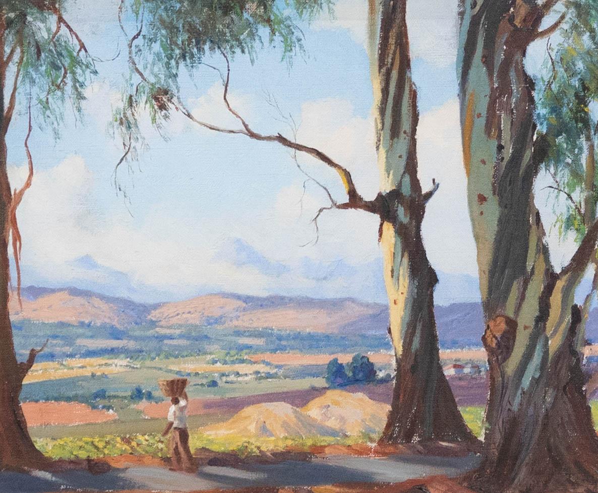 Willem Hermanus Coetze (1900-1983) - South African Oil, Summer Landscape - Painting by Unknown