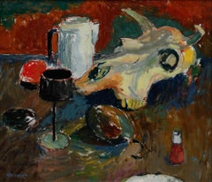 Willem Kouwer Boomkens (1911-1991) - Framed Mid 20th Century Oil, De Schedel