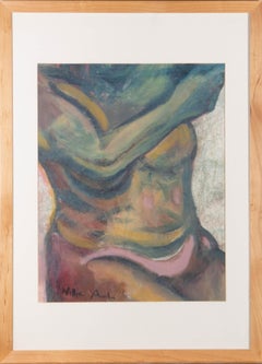 William Austin (b.1940) - Contemporary Oil, Nude Torso Study