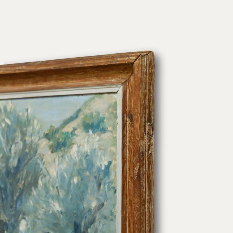 William Bratt - Óleo de mediados del siglo XX, El jardín italiano en venta 1