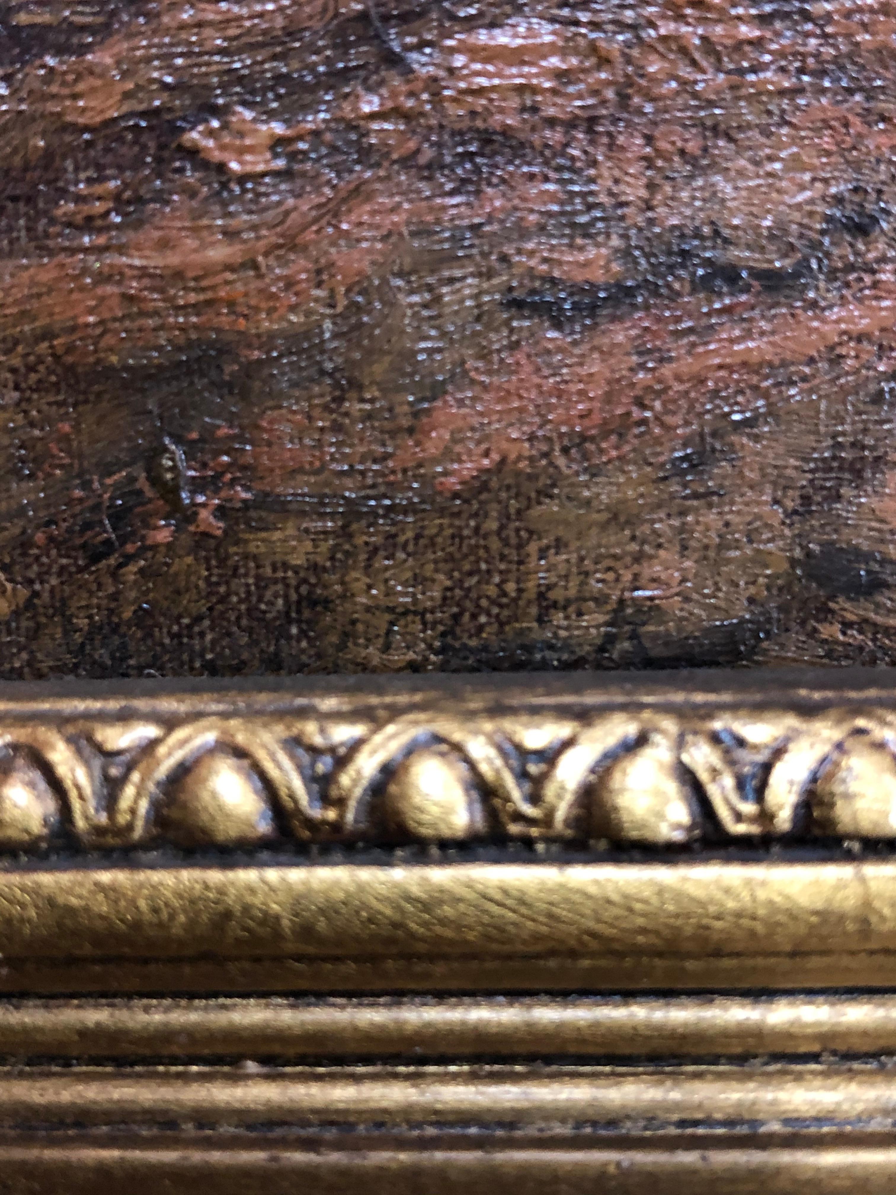 William Crothers Fitler New Yorker Bauernhof (Braun), Landscape Painting, von Unknown