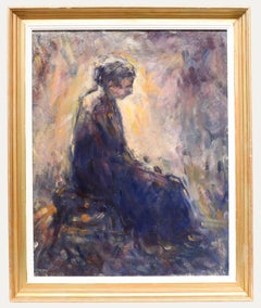 William De Mol (b.1932) - Framed 20th Century Oil, Portrait of a Woman