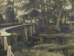 William Harold Stephen Bunce (1920-1995) - 1955 Oil, Tudor House on the Bridge