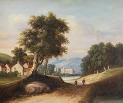 William Havell (1782-1857) - 1850 Oil, Eastnor Castle