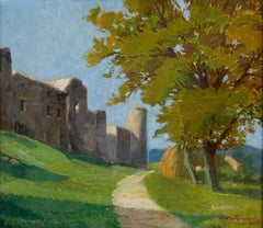 William Miller Frazer RSA (1864-1961) - 1930 Oil, Sunlight on Ruins