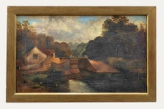 William Nicoll Cresswell (1818-1888) - 1885 Öl, Moving Timber, Ölgemälde