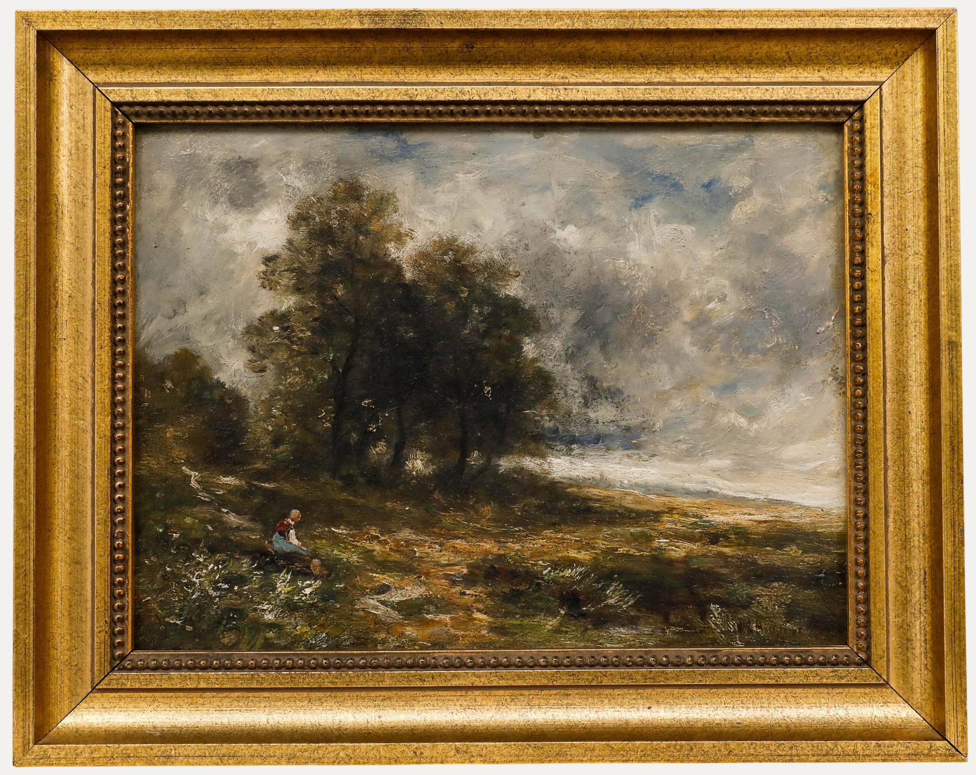 William Stewart MacGeorge (1861-1931) - 19th Century Oil, Windswept Landscape