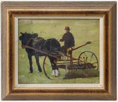 Winifred Wilson (1882-1973) - Framed Oil, Cultivating the Land