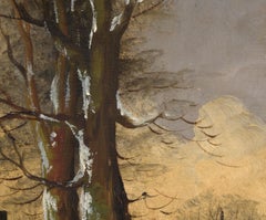 L'inverno in fattoria - Paesaggio plein air