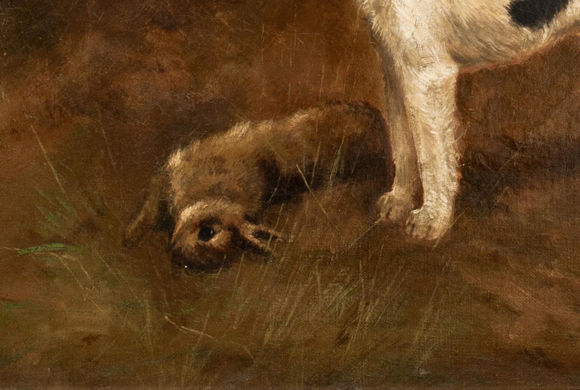 Chien Fox Terrier à poil dur, 19e siècle   par FREDERICK FRENCH (1860-1916) en vente 7