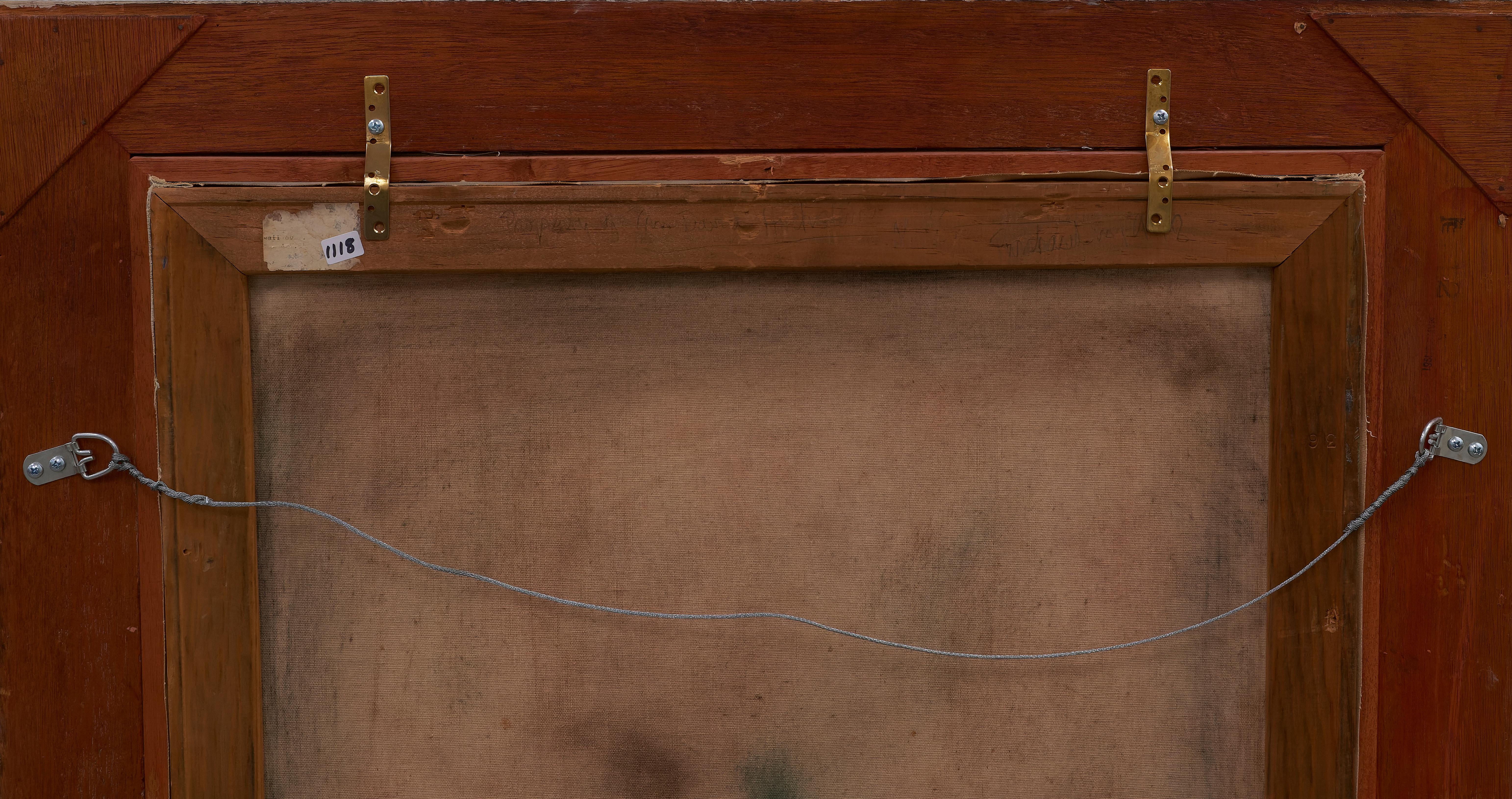 Woman at a Loom Oil Painting, Signed Campigli, 1943 For Sale 3