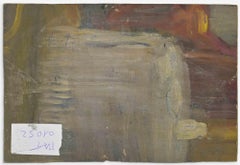Woman Lying Down on White Cloth - Oil Painting - Mid-20th Century