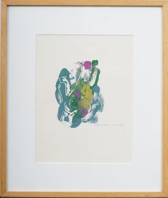 "Woman Series" Vintage American Abstract Painting