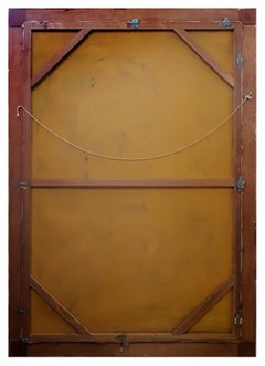 Women from Bali - Oil on Fabric by Balinese Artist from Ubud - 1950/60s