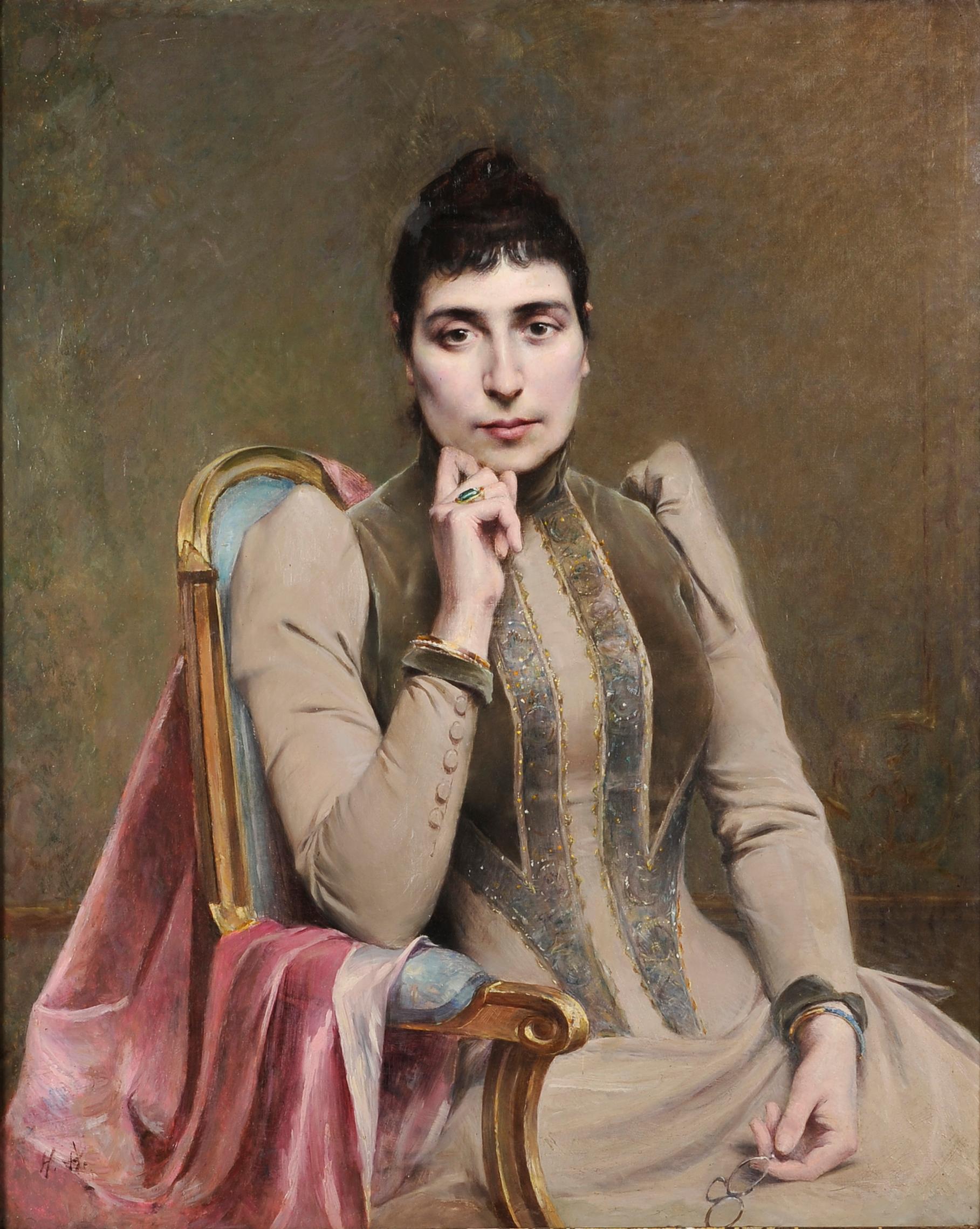 Women portrait - Painting by Unknown