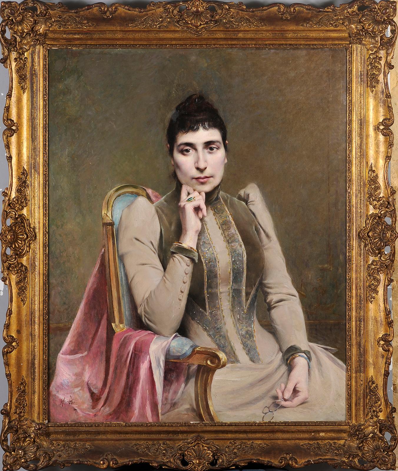 Unknown Portrait Painting - Women portrait