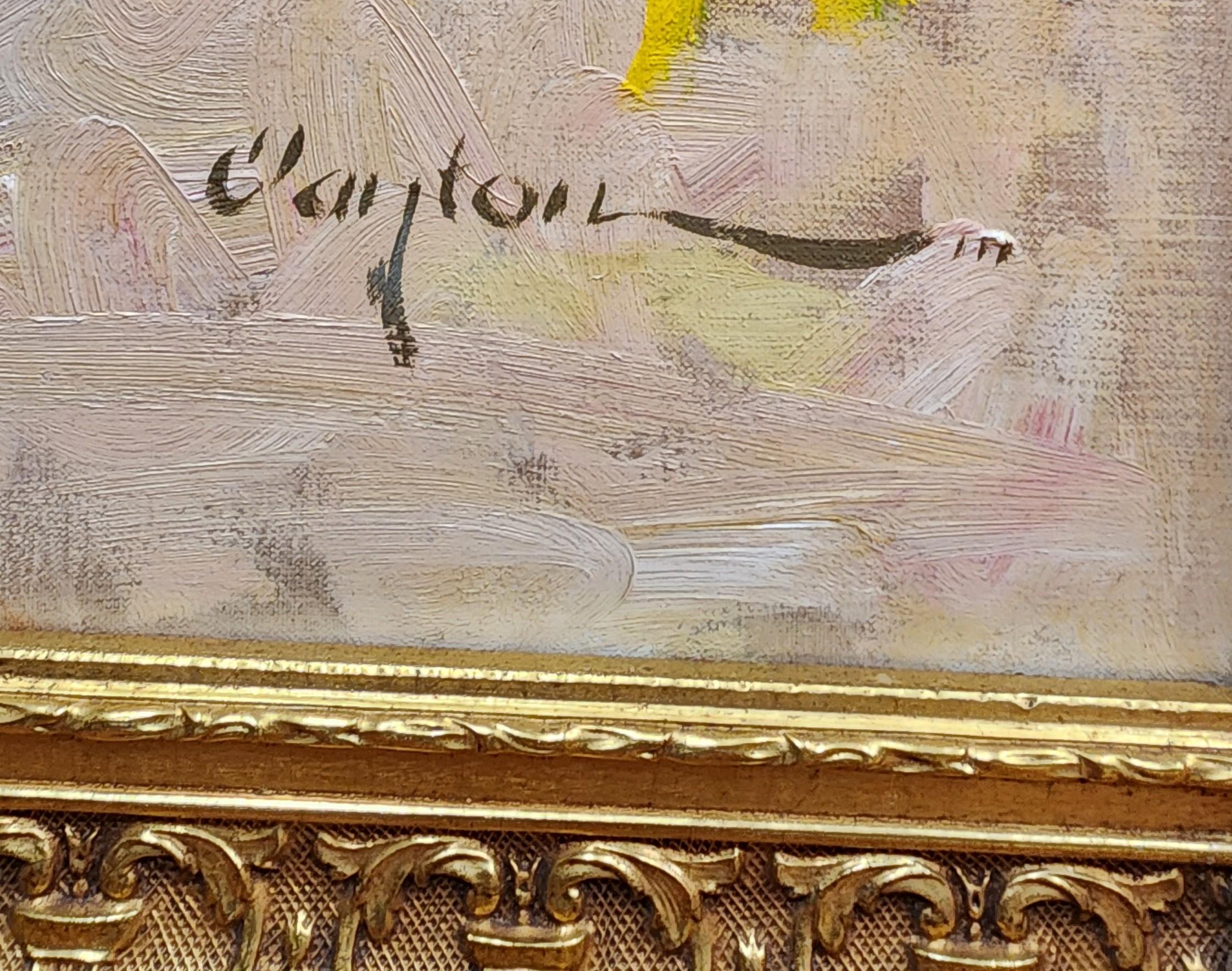 Maravilloso bodegón de mediados del siglo XX, Flores de colores, DEBE VER, Desconocido - Painting Realista de Unknown