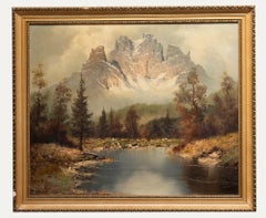 Wymer - Framed 20th Century Oil, North American Landscape