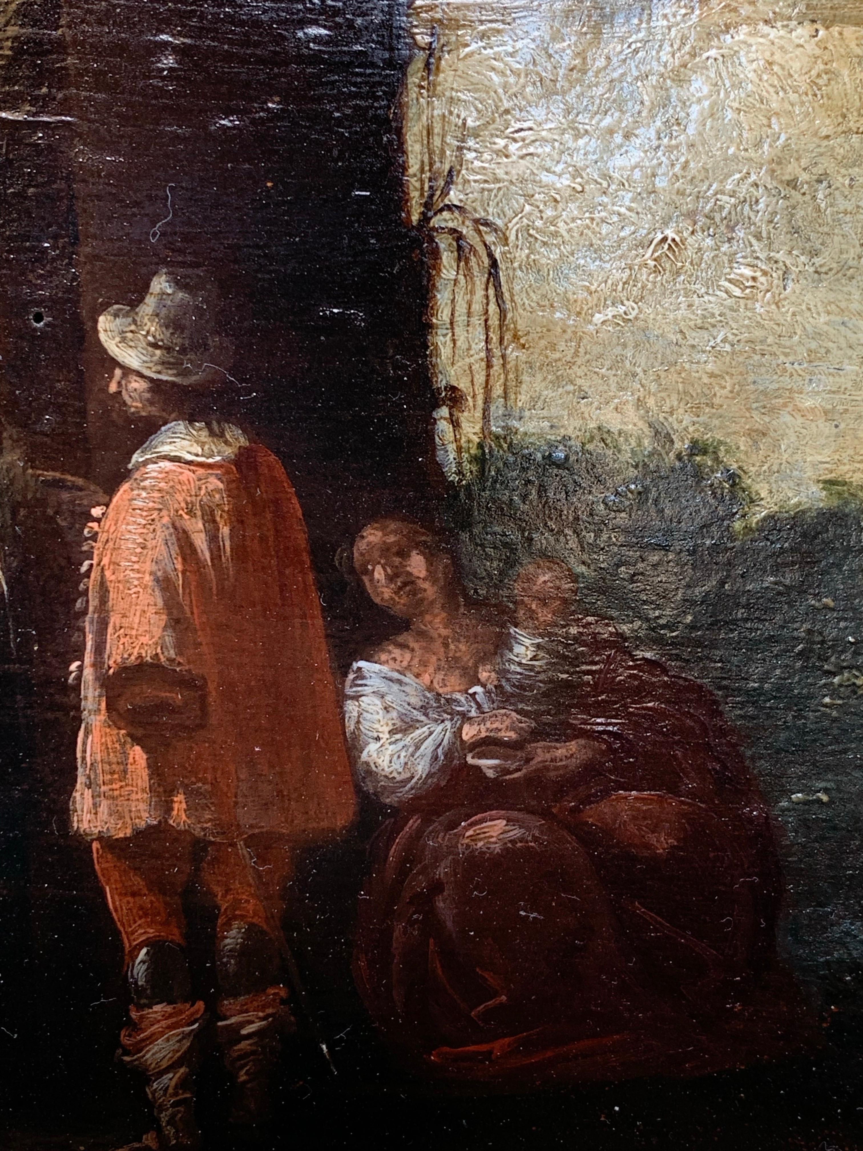 Siglo XVII. Caballero con espada en la fragua de un herrero. en venta 5
