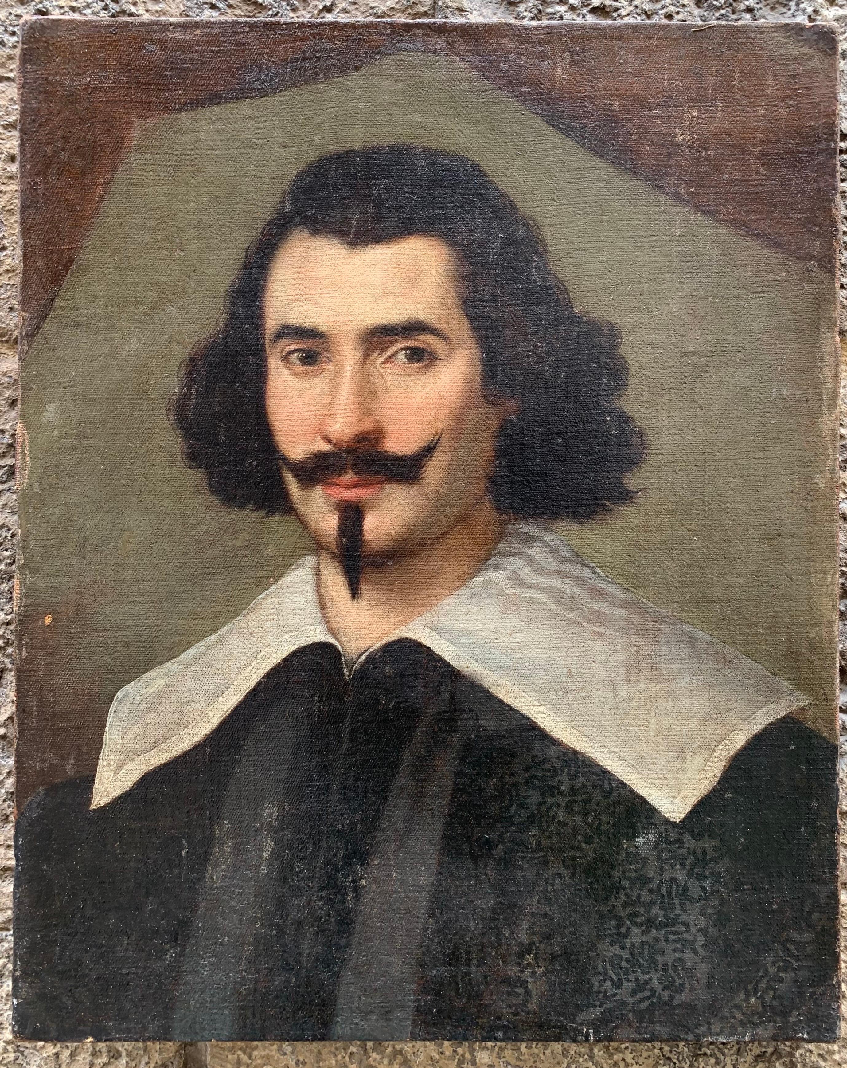 XVIIcentury Male Portrait  With A Spanish Beard And Mustache. North Italian 3