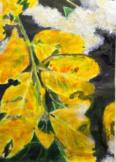 Yellow Leaves II by Claudia Capri