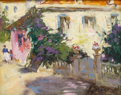 Yevgeny Kravtsov (b.1965) - Framed 20th Century Oil, Alley in Stones