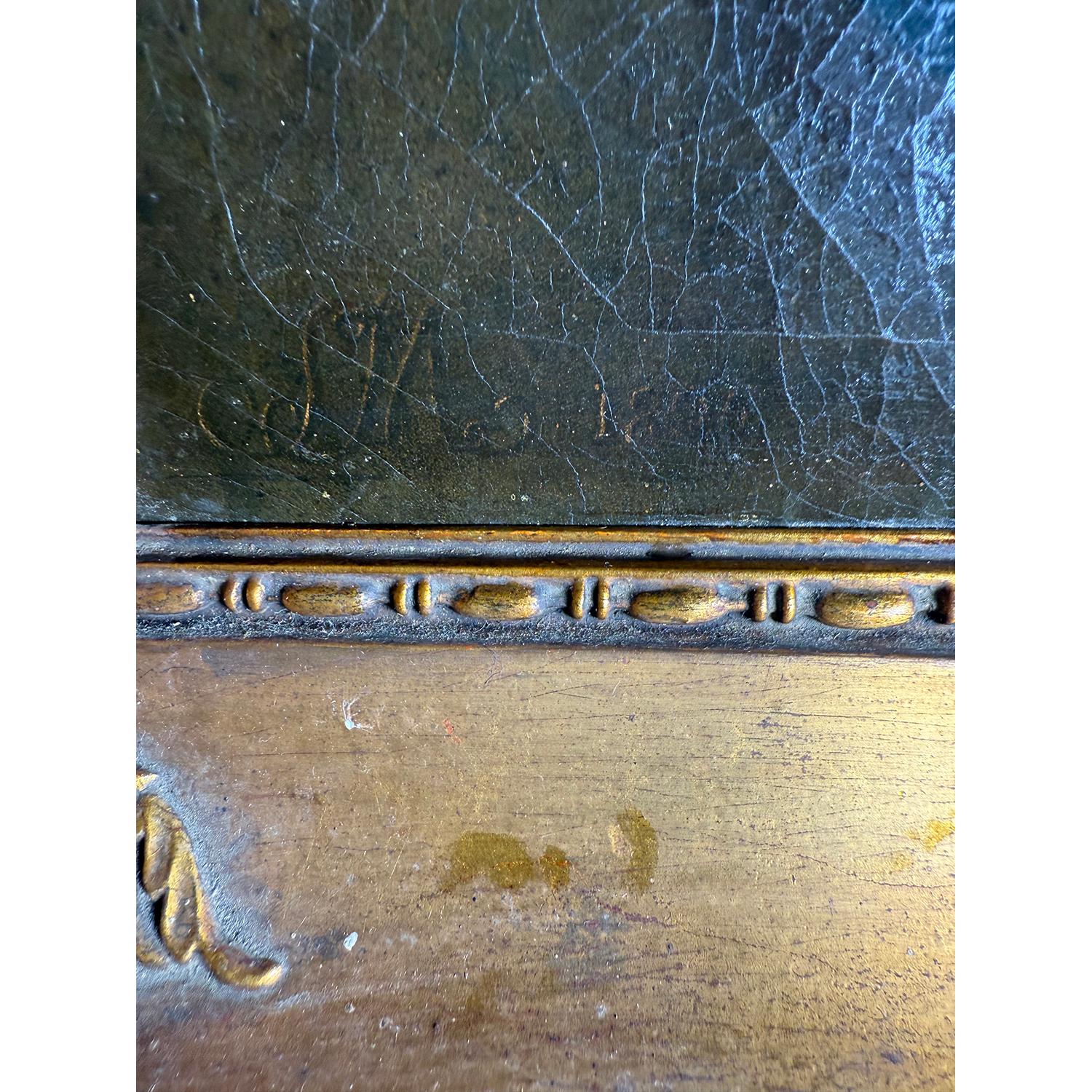 Joven sosteniendo flores espinosas - Portrait Painting Negro de Unknown