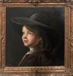 Young man with hat