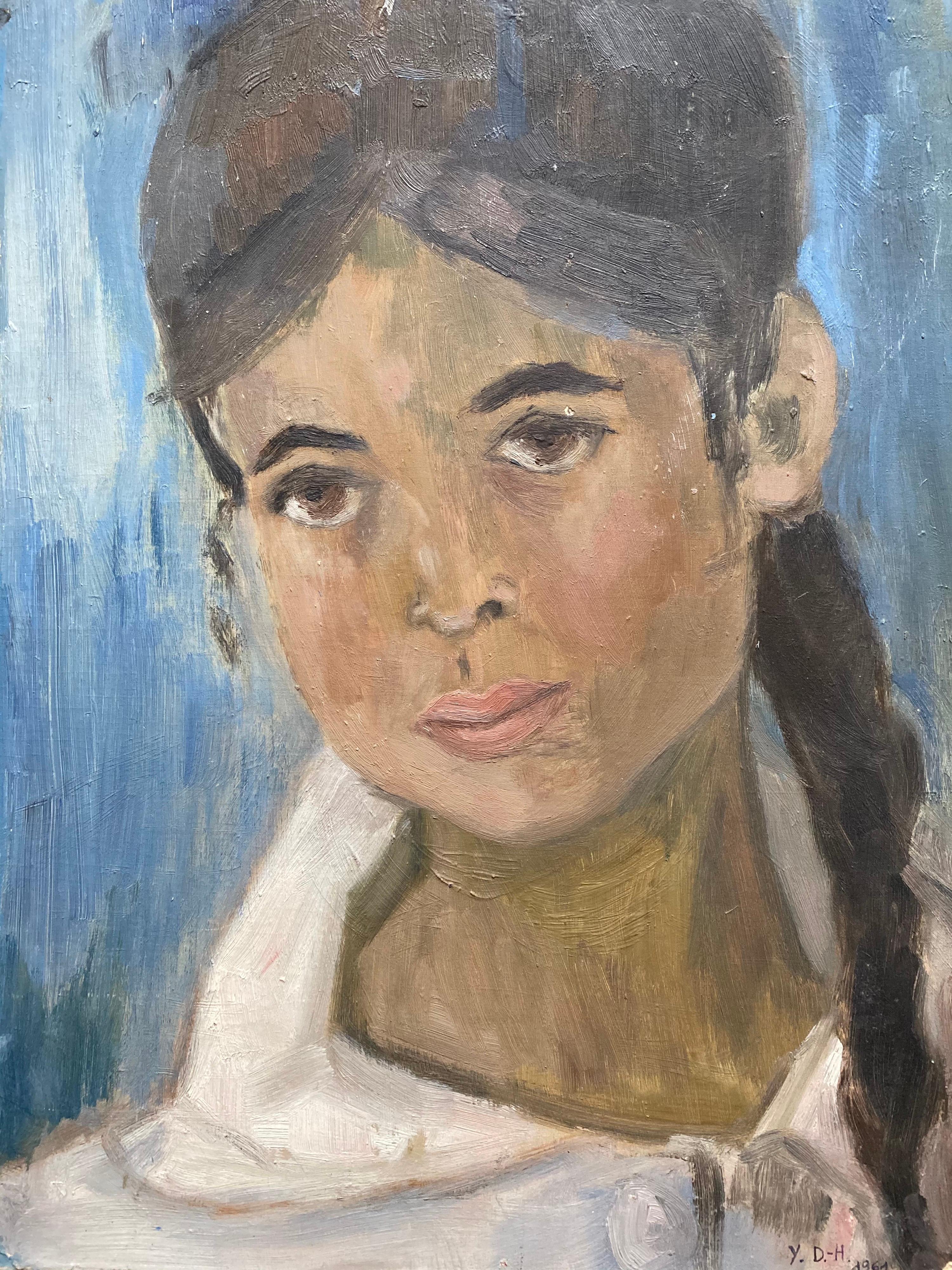 Yvette Dubois Habasque Peinture française - Painting de Unknown