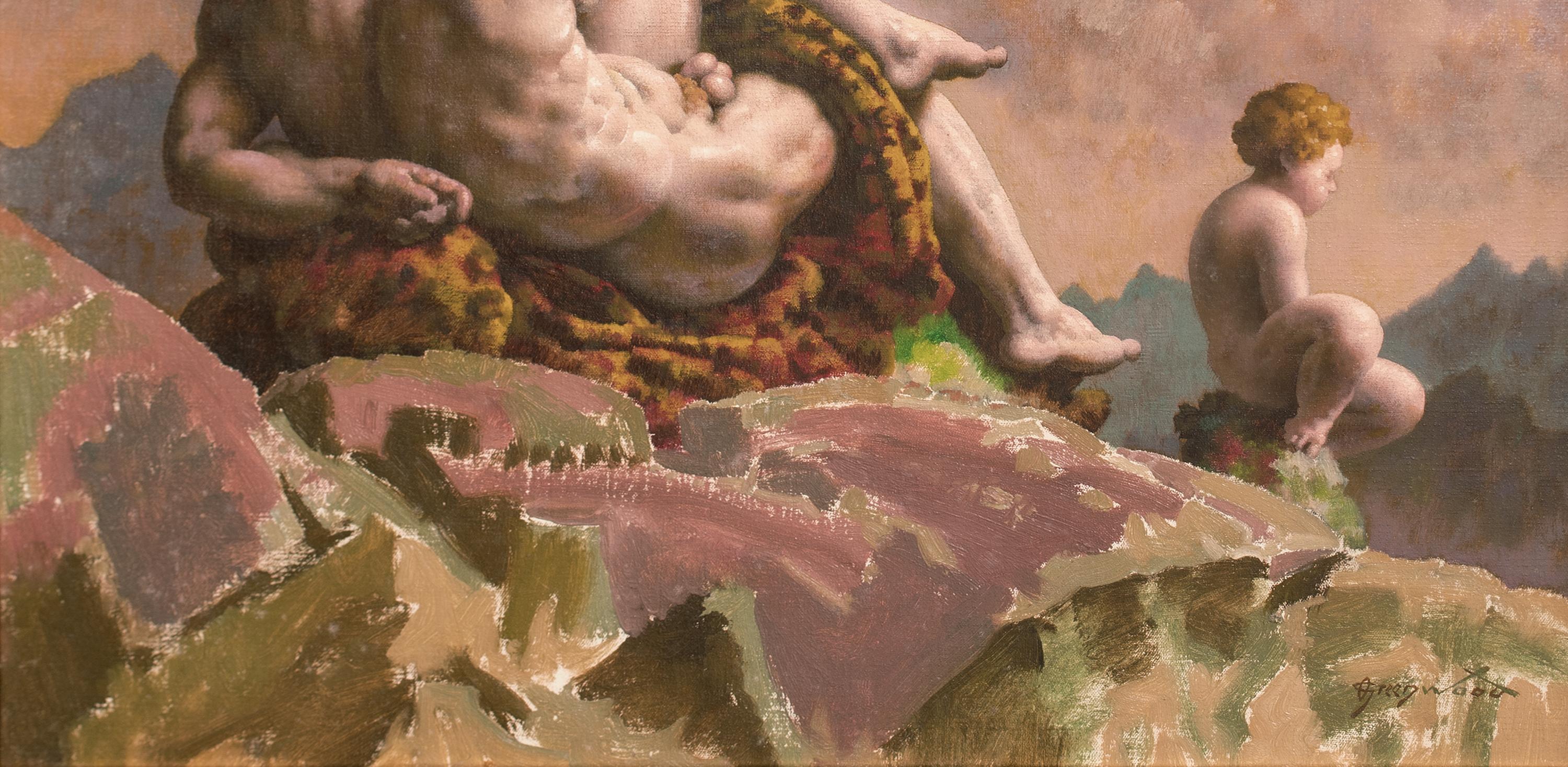 Zeus, Danae e il piccolo Perseo, circa 1930  di Orlando Greenwood (1892-1969) in vendita 6