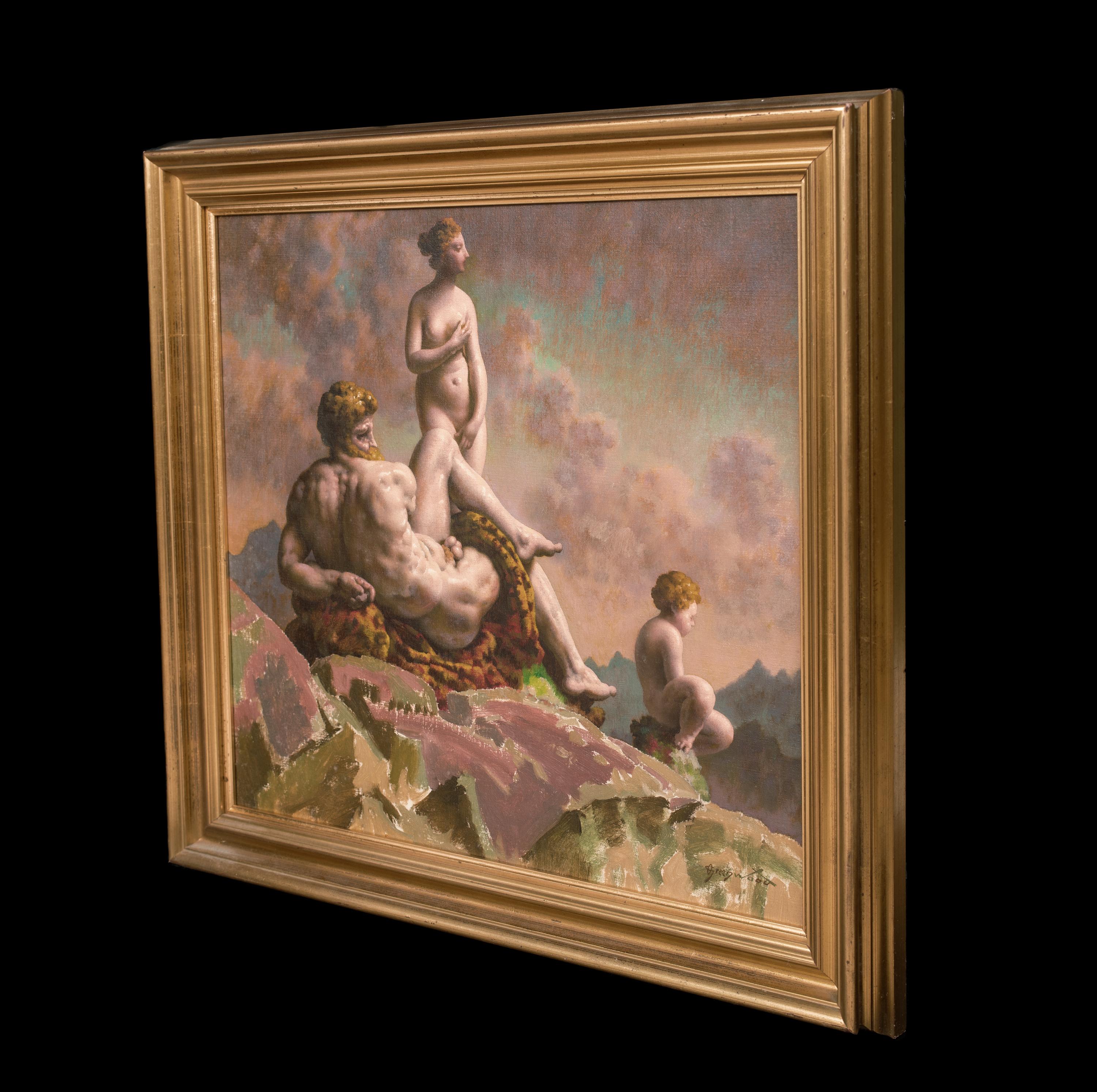 Zeus, Danae e il piccolo Perseo, circa 1930  di Orlando Greenwood (1892-1969) in vendita 4