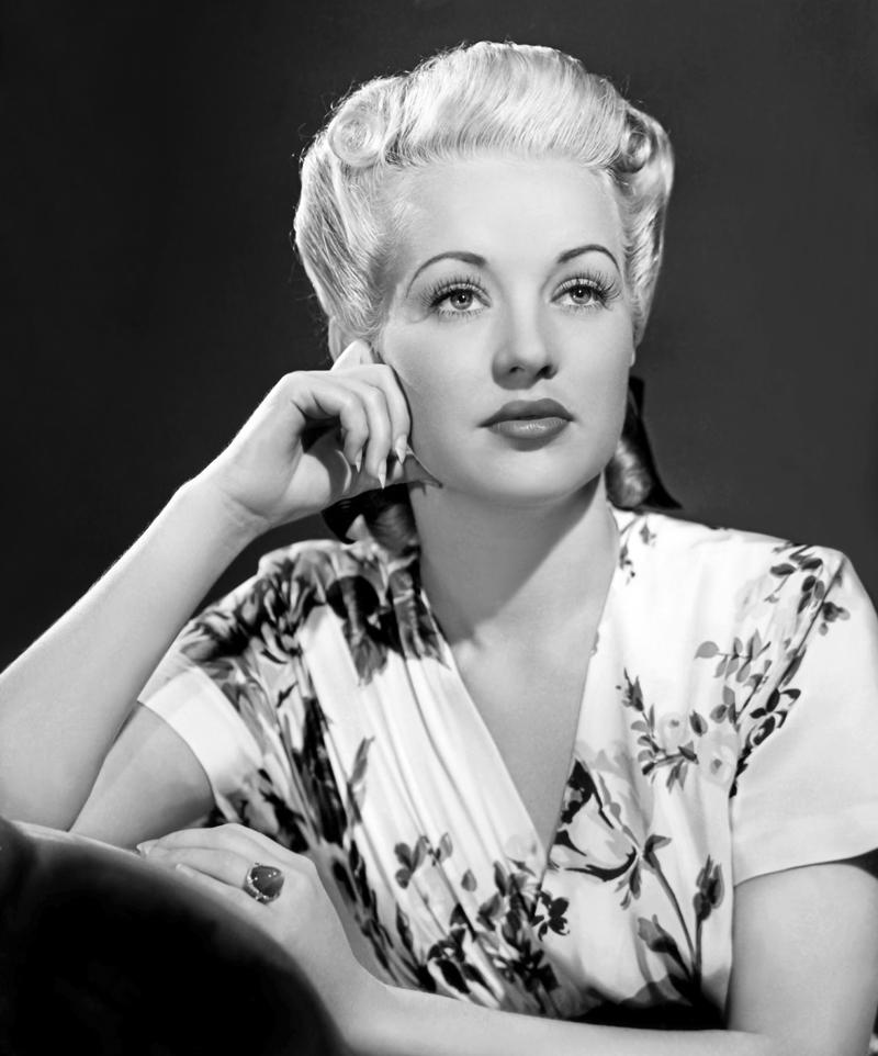Unknown Black and White Photograph - ' Betty Grable '  1940s HUGE Oversize Silver Gelatin print