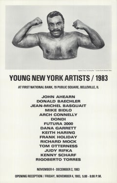 1983 Unknown 'Young New York Artists' Offset Lithograph