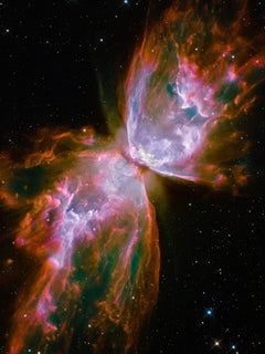 24x36  "HUBBLE BUTTERFLY NEBULA" Telescope Space Photography NASA Archival Print