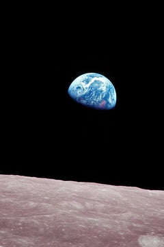36x24 "Apollo 8 Earth Rise" Space Photography NASA Archival Print Photograph